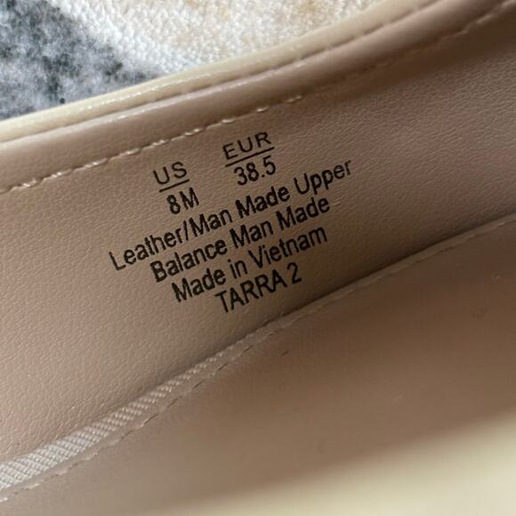 Sam Edelman Tarra Sling Back Cap Toe Pump Tan and Black Kitten Heel Holiday W 8 - Picture 12 of 15